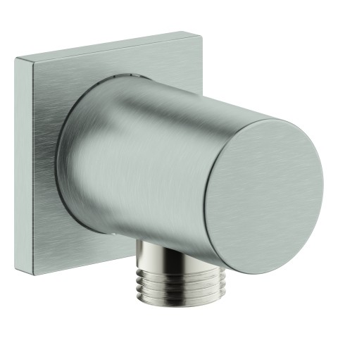 GROHE Wandanschlussbogen Rainshower 27076 Außengewinde supersteel, 27076DC0