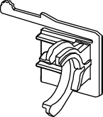 Tece -Füllventilhalter F 10 für Octa-Spülkasten, 8 cm, 9820375