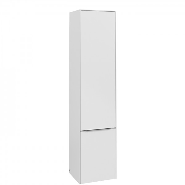 Villeroy & Boch Subway 3.0 Hochschrank, 2 Türen, 400 x 1710 x 346,5 mm, Pure White / Pure White