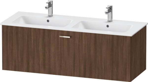 Duravit XBase Waschtischunterbau wandhängend Nussbaum dunkel Matt 1275x475x440 mm - XB6034021210000