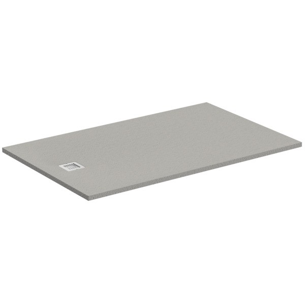 Ideal Standard Rechteck-Brausewanne ULTRA FLAT S, 1600x1000x30mm, Quarzgrau, K8319FS