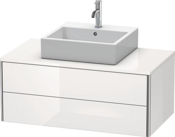 Duravit XSquare Konsolenwaschtischunterbau wandhängend Taupe Supermatt 1000x548x400 mm - XS491108383