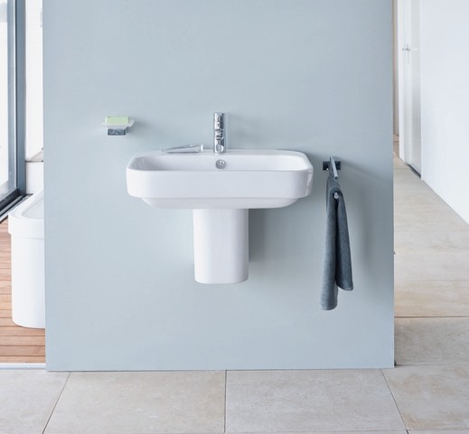 Duravit Happy D.2 Halbsäule Weiß Hochglanz - 0858280000