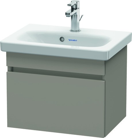 Duravit DuraStyle Waschtischunterbau wandhängend Basalt Matt 500x368x398 mm - DS630304343