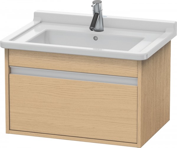 Duravit Ketho Waschtischunterbau wandhängend Natur Eiche Matt 650x455x410 mm - KT666303030