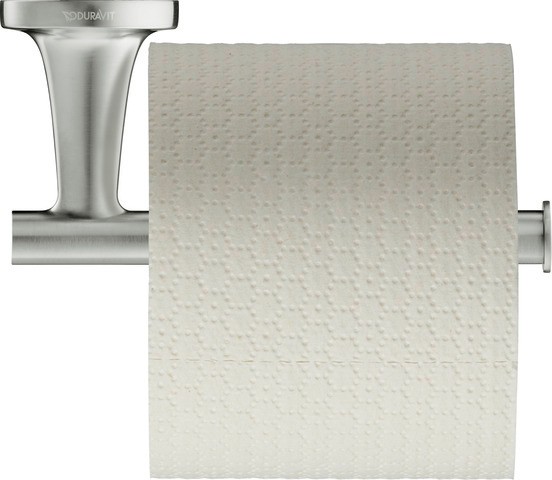 Duravit Starck T Papierrollenhalter Edelstahl Gebürstet 152x152x50 mm - 0099377000