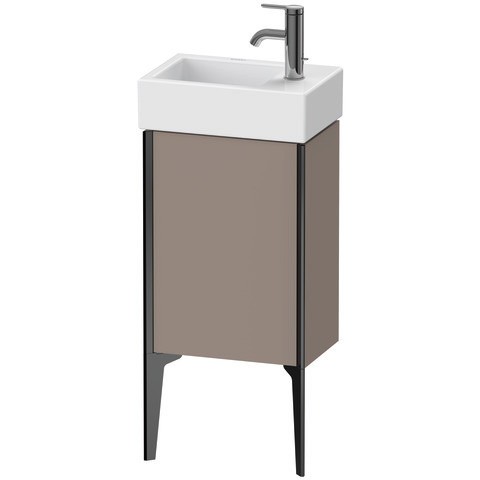 Duravit XViu Waschtischunterbau bodenstehend Basalt Matt 364x234x493 mm - XV4530LB243