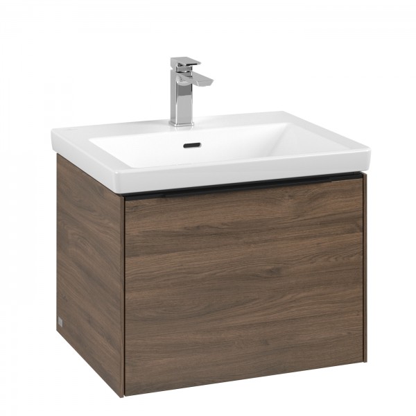 Villeroy & Boch Subway 3.0 Waschbeckenunterschrank, 1 Auszug, 572 x 432 x 462 mm, Arizona Oak / Ariz