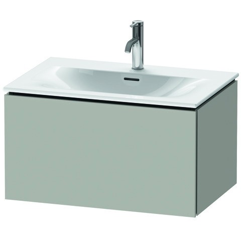 Duravit L-Cube Waschtischunterbau wandhängend Betongrau Matt 720x481x400 mm - LC613600707