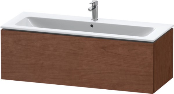 Duravit L-Cube Waschtischunterbau wandhängend Amerikanischer Nussbaum Matt 1220x481x400 mm - LC61430