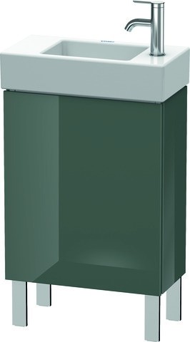 Duravit L-Cube Waschtischunterbau bodenstehend Dolomiti Grau Hochglanz 480x240x582 mm - LC6751L3838