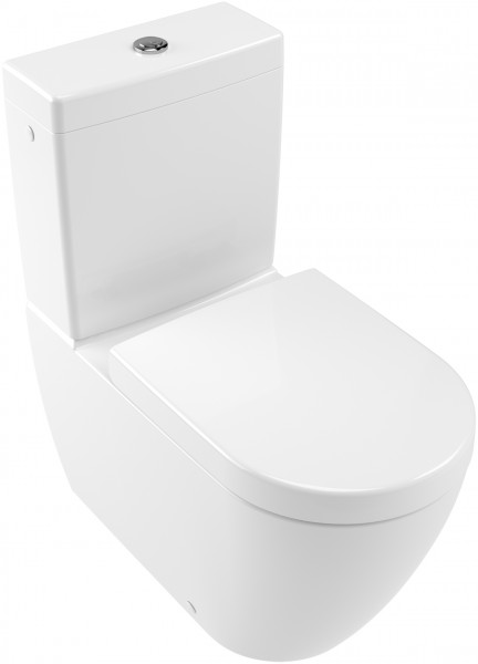 Villeroy & Boch Tiefspül-WC für Kombination Subway 2.0 370x700x400mm ov bodenst. Abg. waagr. DF we A