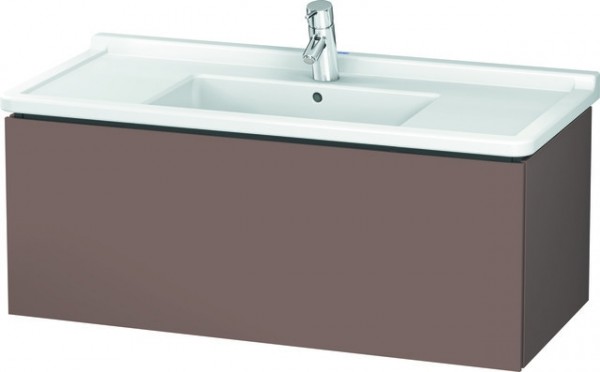 Duravit L-Cube Waschtischunterbau wandhängend Basalt Matt 1020x469x408 mm - LC616604343