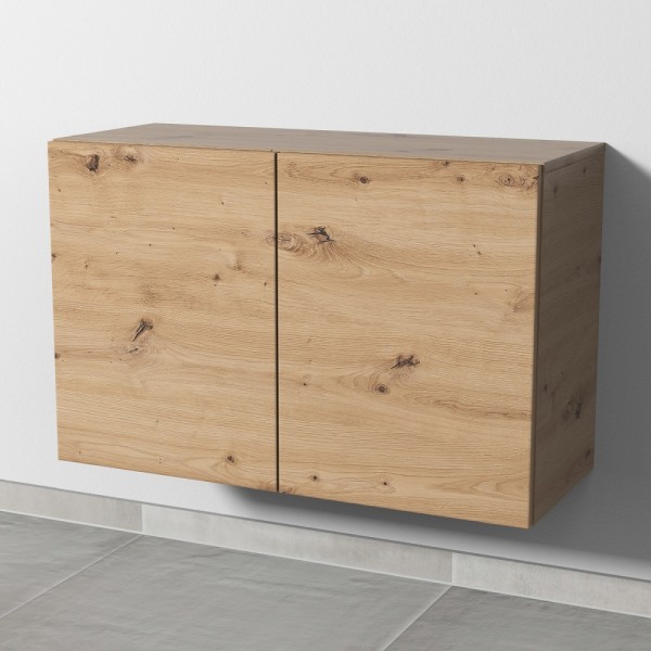 Sanipa 4balance Anbauschrank mit 2 Türen, Eiche Natural-Touch, DL13985