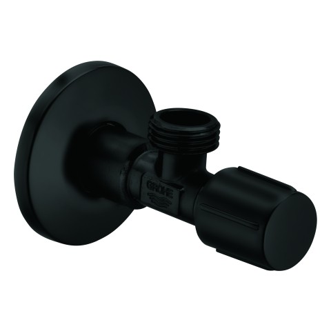 GROHE Eckventil 10234 1/2"x1/2" langer Schubschaft matt black, 1023422430