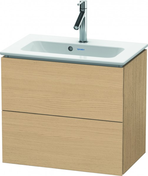 Duravit L-Cube Waschtischunterbau wandhängend Natur Eiche Matt 620x391x550 mm - LC625603030