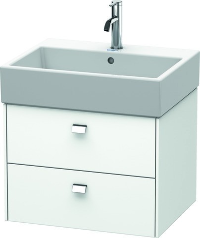 Duravit Brioso Waschtischunterbau wandhängend Weiß Matt 584x459x442 mm - BR415301018