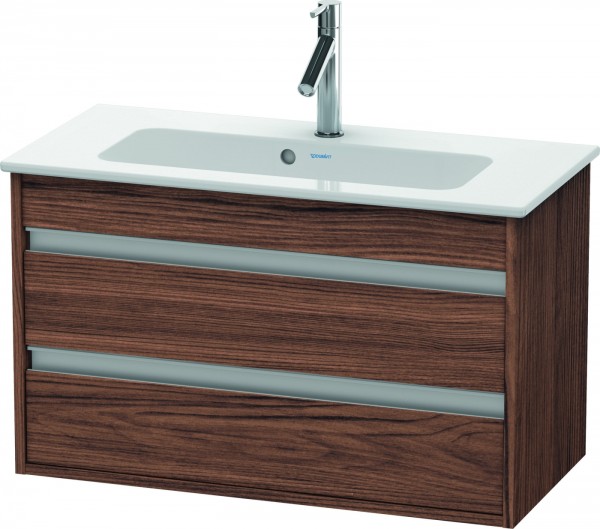 Duravit Ketho Waschtischunterbau wandhängend Nussbaum dunkel Matt 800x385x480 mm - KT645302121