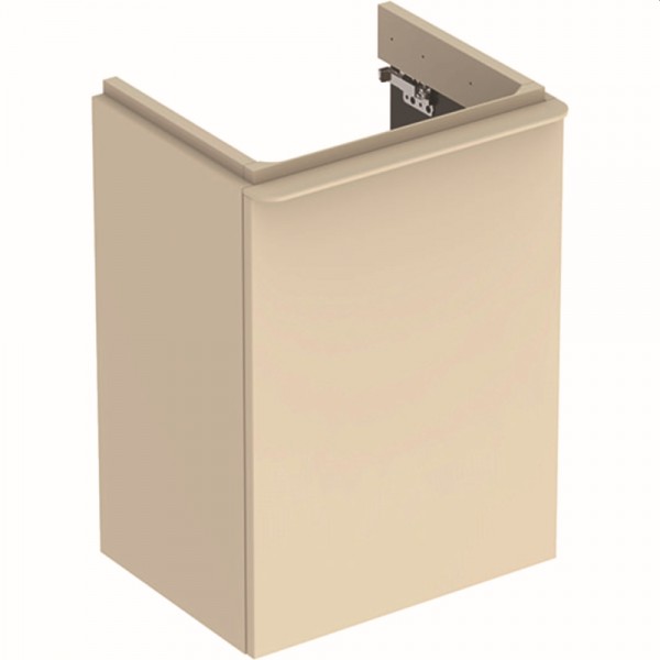 Geberit Smyle Square Unterschrank für Handwaschbecken, m. 1 Tür li 44,2x61,7x35,6cm, sand-grau, 5003