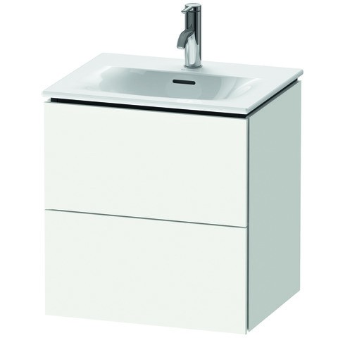 Duravit L-Cube Waschtischunterbau wandhängend Weiß Matt 520x421x550 mm - LC630401818