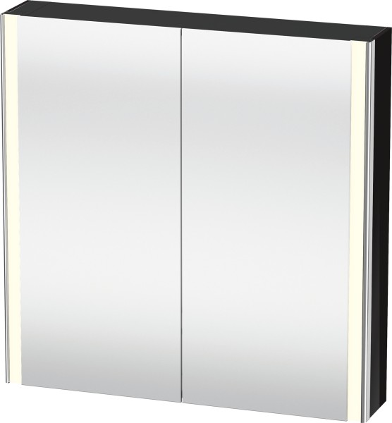 Duravit XSquare Spiegelschrank Schwarz 800x155x800 mm - XS7112040400000