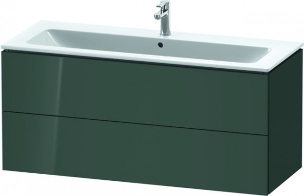 Duravit L-Cube Waschtischunterbau wandhängend Dolomiti Grau Hochglanz 1220x481x550 mm - LC624303838