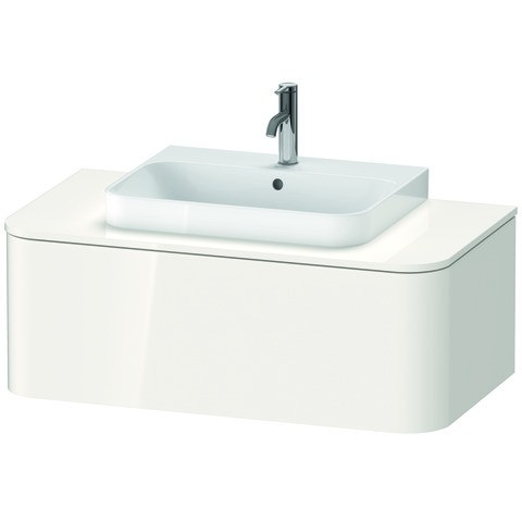 Duravit Happy D.2 Plus Konsolenwaschtischunterbau wandhängend Weiß Hochglanz 1000x550x354 mm - HP494