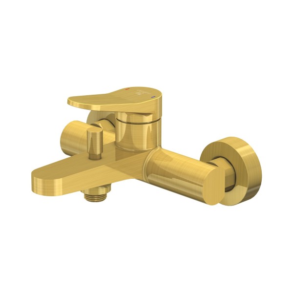 Steinberg Serie 340 Aufputz-Einhebelmischer 1/2", für Wanne, brushed gold, 3401100BG