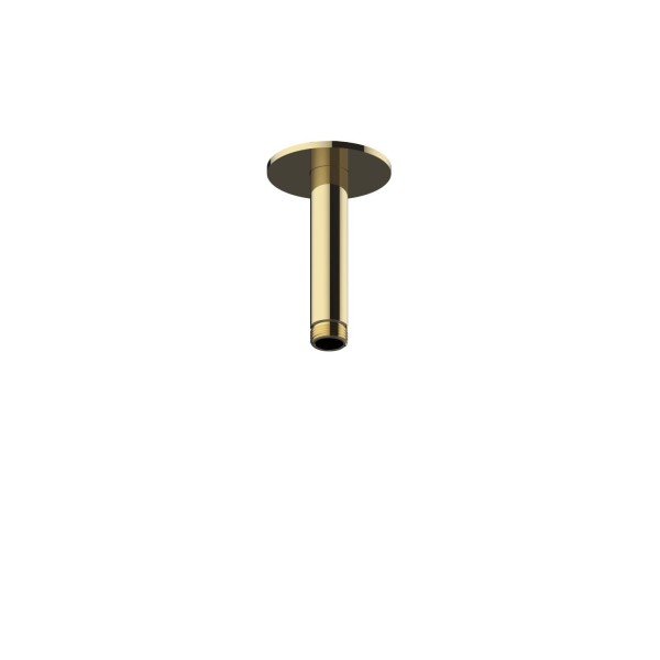 Herzbach LIVING SPA Deckenarm 100mm 70 rund PVD Gold, 30.964810.1.03