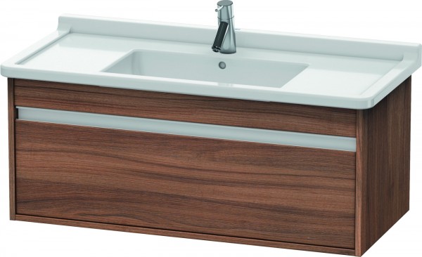 Duravit Ketho Waschtischunterbau wandhängend Nussbaum Matt 1000x455x410 mm - KT666507979