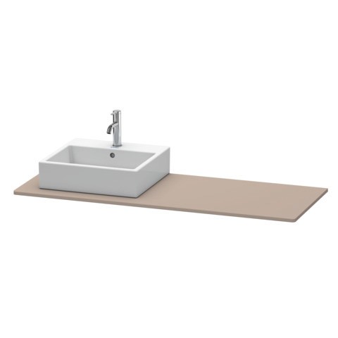 Duravit XSquare Konsole Basalt Matt 1400x550x16 mm - XS060GL4343