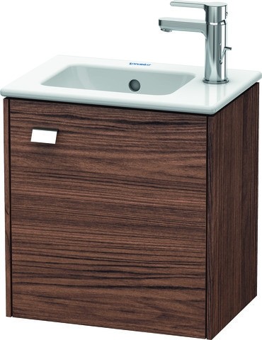 Duravit Brioso Waschtischunterbau wandhängend Nussbaum dunkel Matt 420x289x442 mm - BR4000R1021