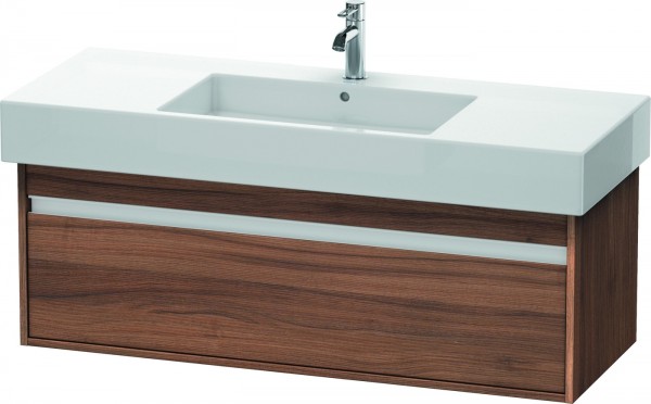 Duravit Ketho Waschtischunterbau wandhängend Nussbaum Matt 1200x455x410 mm - KT669207979