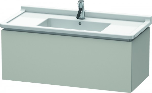 Duravit L-Cube Waschtischunterbau wandhängend Betongrau Matt 1020x469x408 mm - LC616600707