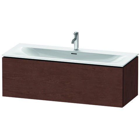 Duravit L-Cube Waschtischunterbau wandhängend Amerikanischer Nussbaum Matt 1220x481x400 mm - LC61390