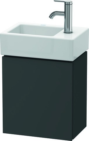 Duravit L-Cube Waschtischunterbau wandhängend Graphit Matt 364x241x400 mm - LC6293R4949