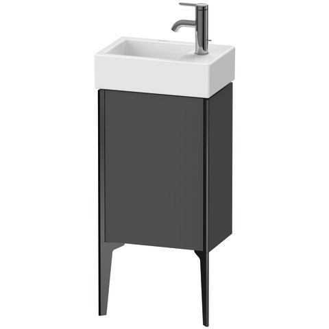 Duravit XViu Waschtischunterbau bodenstehend Graphit Matt 364x234x493 mm - XV4530LB249