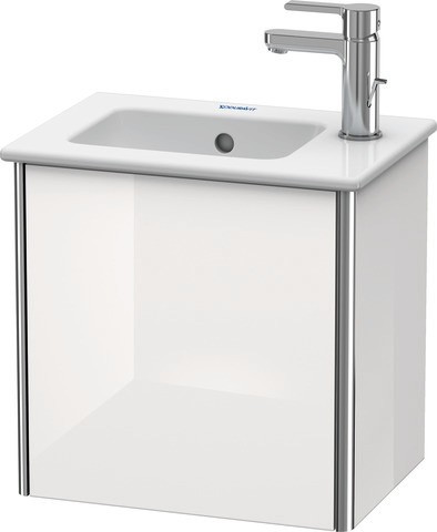 Duravit XSquare Waschtischunterbau wandhängend Taupe Supermatt 410x289x400 mm - XS4170L8383