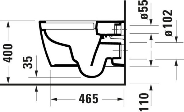 Duravit Sivida SET, Aufsatzbecken r.400 weiss seidenmatt