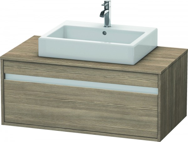 Duravit Ketho Konsolenwaschtischunterbau wandhängend Eiche Terra Matt 1000x550x426 mm - KT669503535