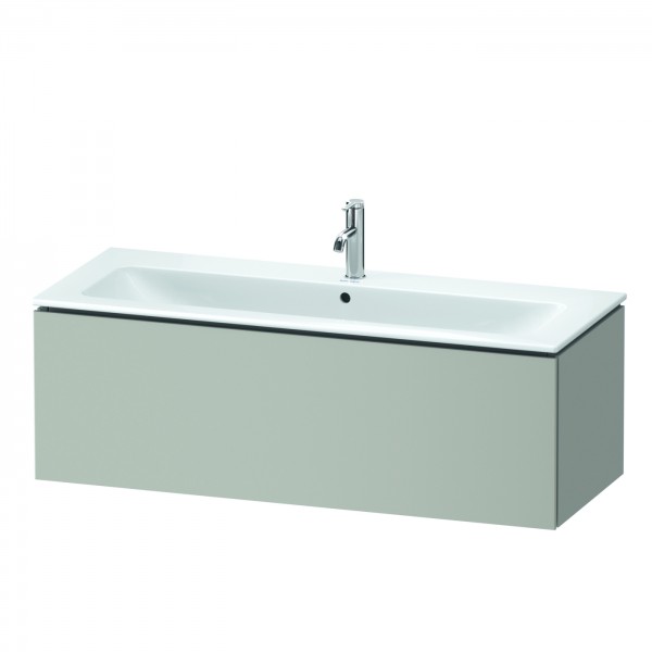 Duravit L-Cube Waschtischunterbau wandhängend Betongrau Matt 1220x481x400 mm - LC614300707