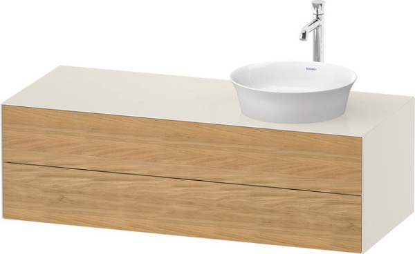 Duravit White Tulip Konsolenwaschtischunterbau wandhängend Natur Eiche & Nordic Weiß Matt & Hochglan