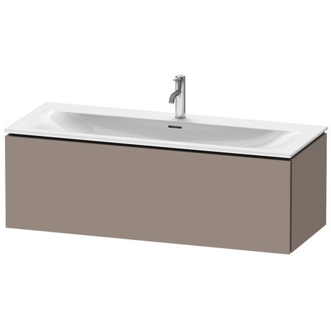 Duravit L-Cube Waschtischunterbau wandhängend Basalt Matt 1220x481x400 mm - LC6139043430A00