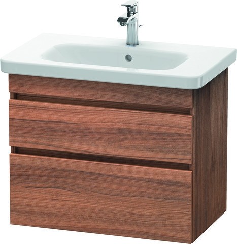 Duravit DuraStyle Waschtischunterbau wandhängend Nussbaum Matt 730x448x610 mm - DS648107979