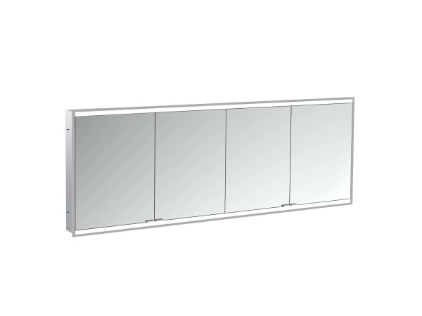 emco LED-Lichtspiegelschrank prime 2 Facelift Unterputz, 1800 mm, 4-türig, IP 20 Rückwand verspiegel