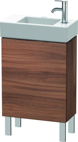 Duravit L-Cube Waschtischunterbau bodenstehend Nussbaum Matt 480x240x582 mm - LC6751R7979