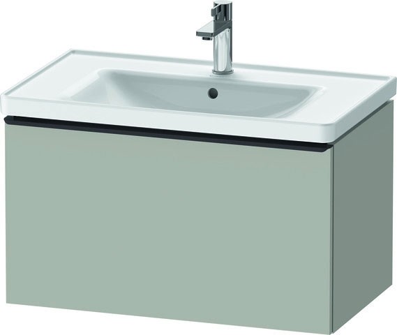 Duravit D-Neo Waschtischunterbau wandhängend Betongrau Matt 784x452x440 mm - DE425500707