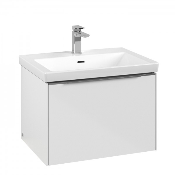 Villeroy & Boch Subway 3.0 Waschbeckenunterschrank, mit Beleuchtung, 1 Auszug, 622 x 432 x 478 mm, B