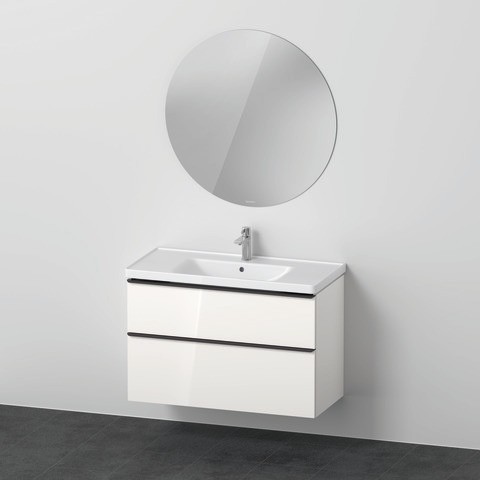 Duravit D-Neo Möbelwaschtisch mit Waschtischunterbau und Spiegel 1000x480x2000 mm - DE011102222