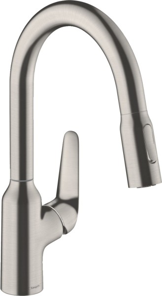 Hansgrohe Spültischmischer 180 mit sBox Ausziehbr.M4216-H180ST edelstahl-optik, 71821800